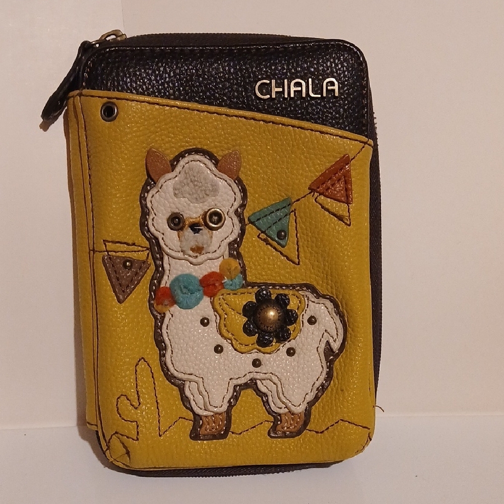 Chala Kids Llama Pouch - Yellow and Brown